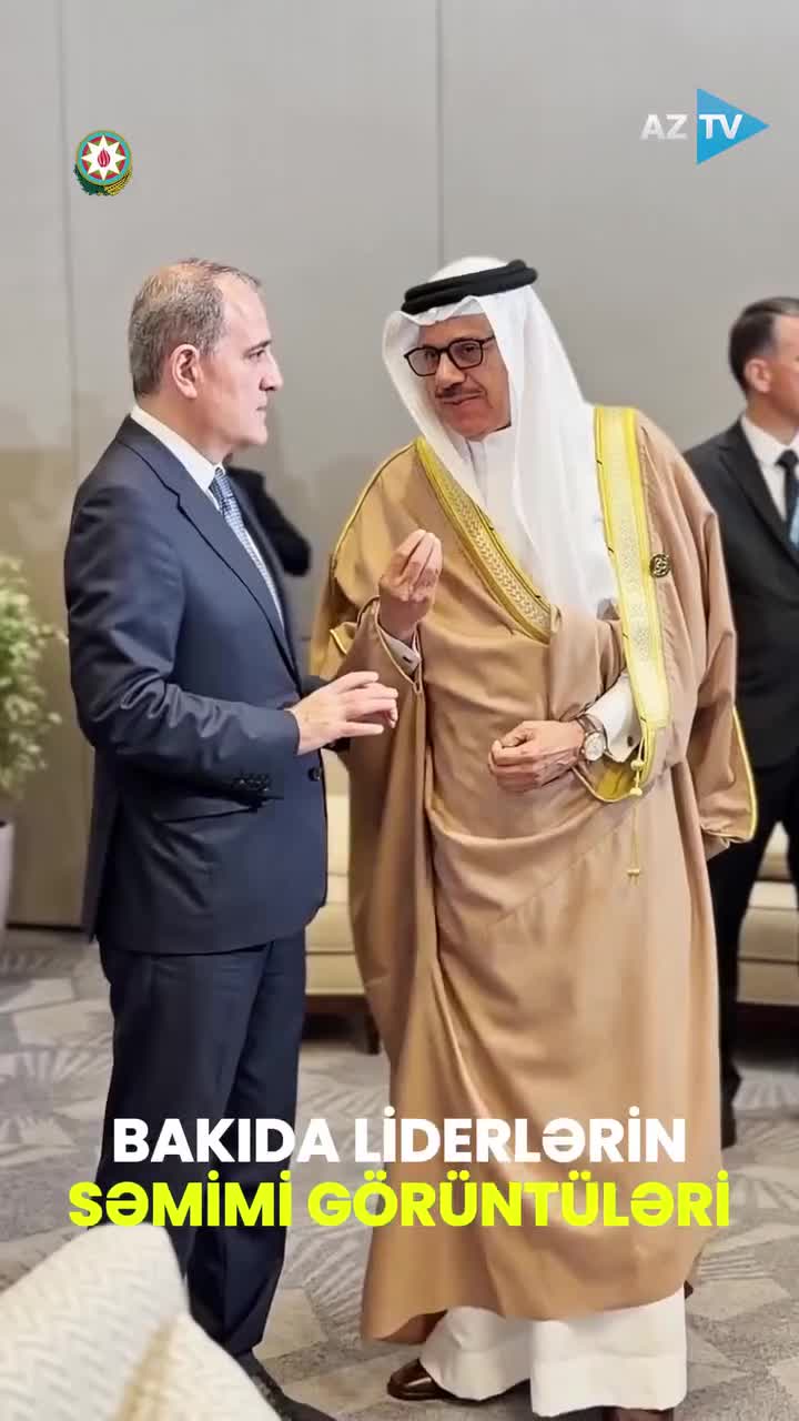 Bakıda liderlərin səmimi görüntüləri