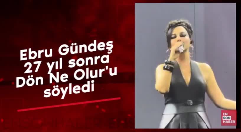 Həmin mahnını 27 ildən sonra ilk dəfə səsləndirdi