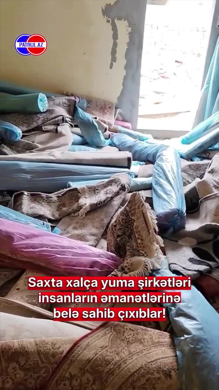 Xalçaları yumaq adı yığdılar, təhvil vermədilər