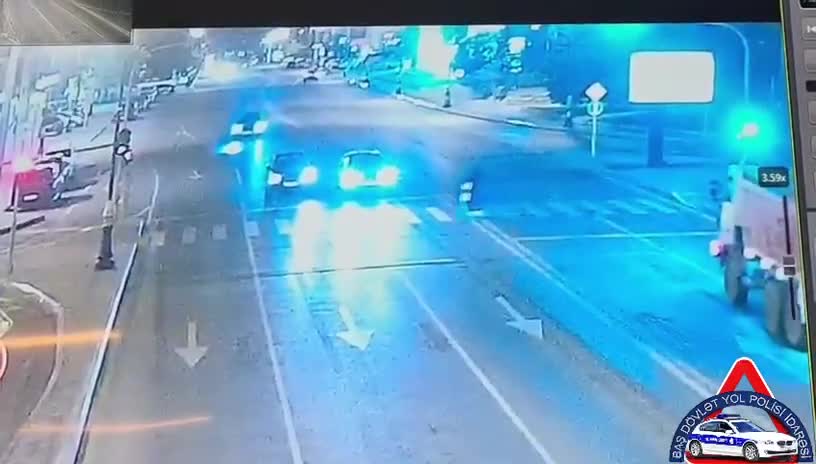 Bakının mərkəzinsə skuter qəzası