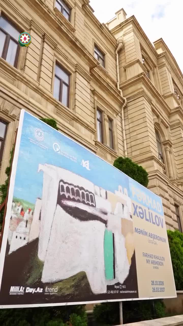 Mehriban Əliyeva bugünkü sərgidən paylaşım etdi