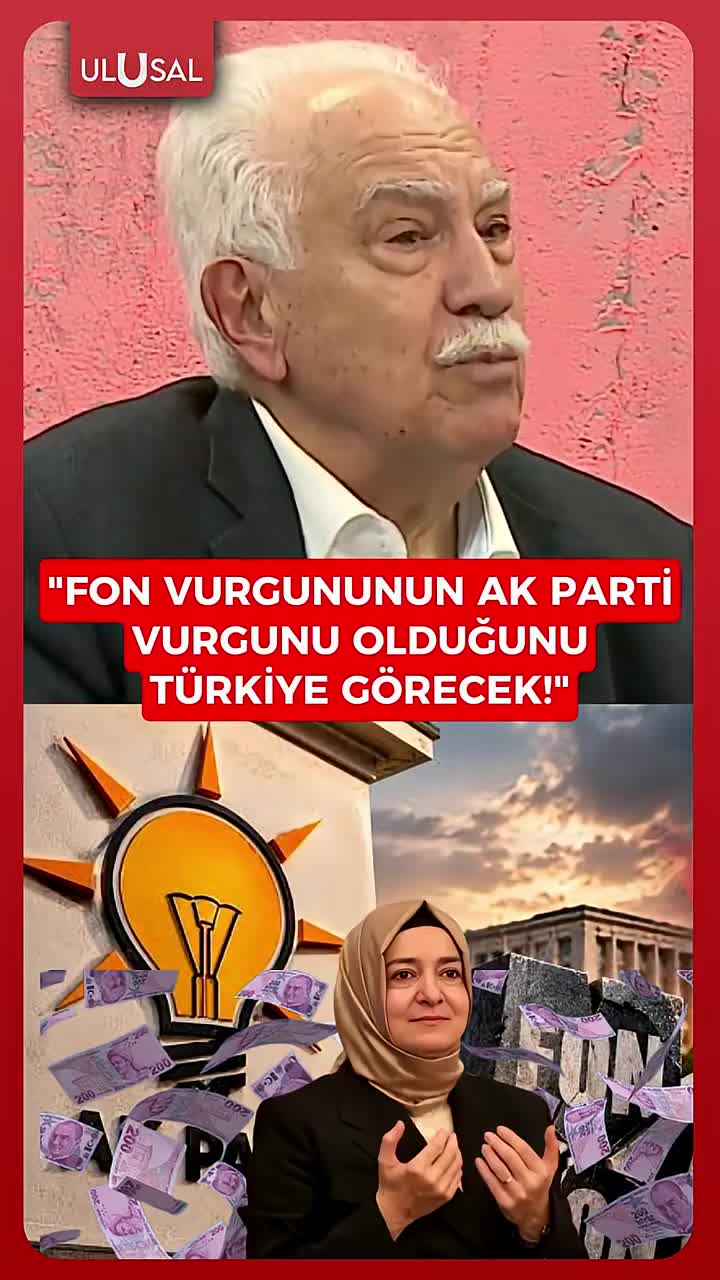 Doğu Perinçek "fond qalmaqalı" haqqında danışdı