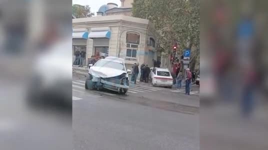 Bakının mərkəzində qəza