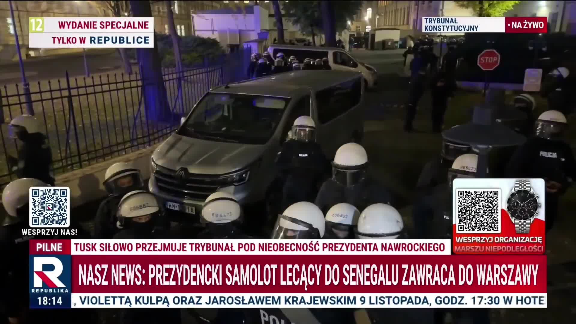 Baş nazir polisi məhkəməyə yeritdi, Prezident geri qayıdır