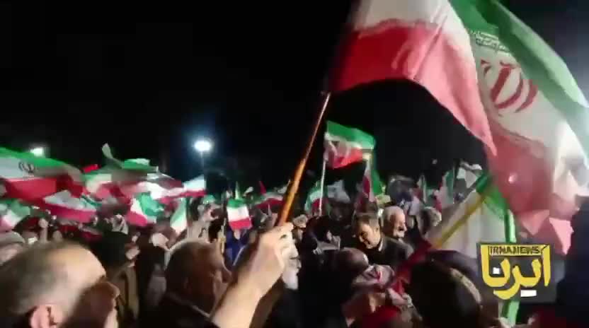 Atəşkəs xəbəri yayıldı, Tehran ayağa qalxdı