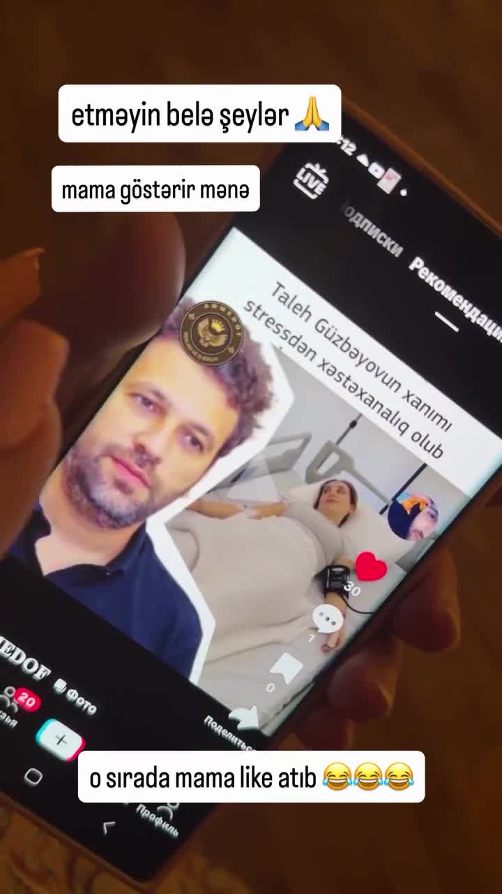 Taleh Yüzbəyovun xanımı danışdı xəstəxanalıq oldu