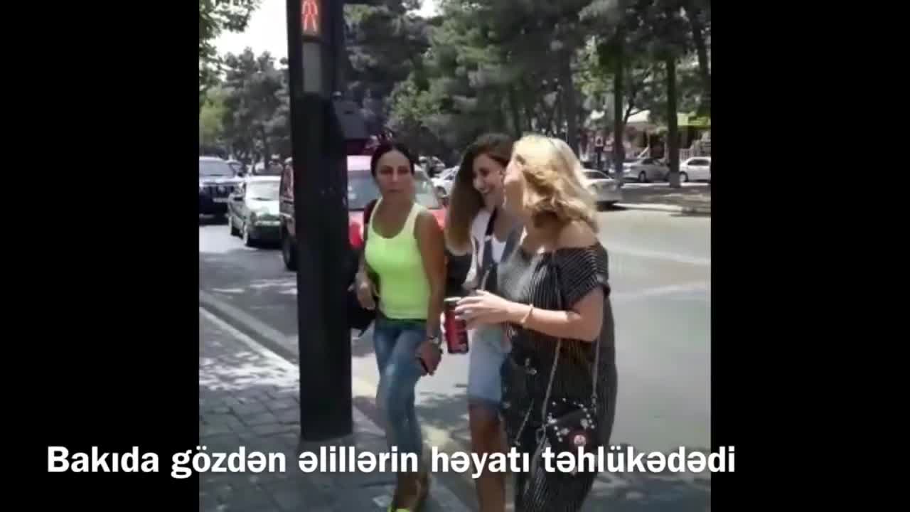 Bakıda gözdən əlilərin həyatı təhlükədədi – Video
