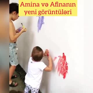 Xalq artisti Emin Ağalarov qızları Amina və Afinanın görüntüləri