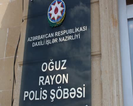 Oğuz rayonunda silahlı şəxs saxlanılıb