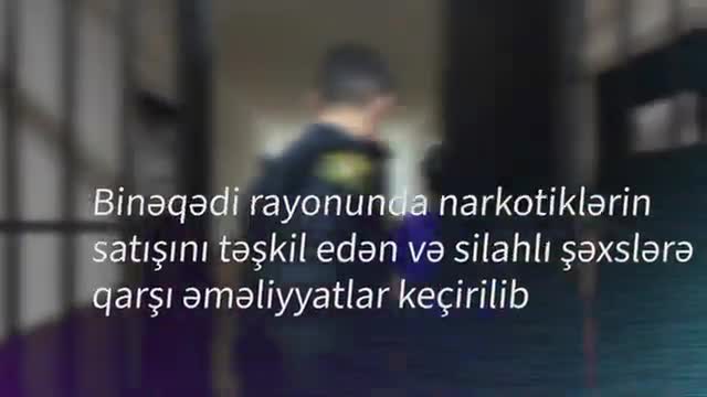 Binəqədi rayonunda narkotik satan şəxslər saxlanıldı