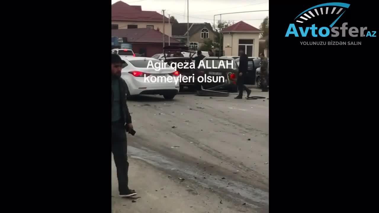 Qusarda baş vermiş zəncirvari qəzada 4 nəfər yaralandı 