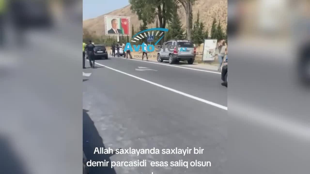 Şəkidə qayda pozan sürücü zəncirvari qəza törətdi 