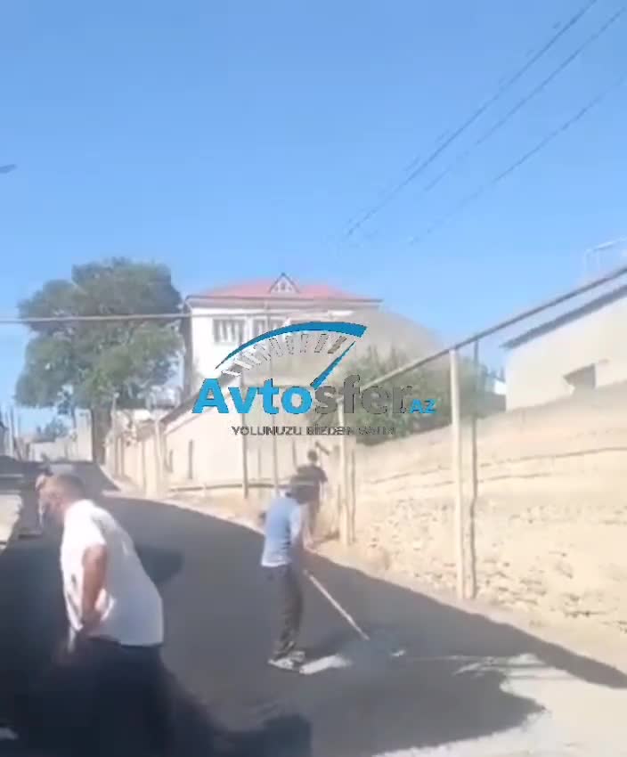  Yas vermək əvəzinə kəndin yollarına asfalt çəkdirdi