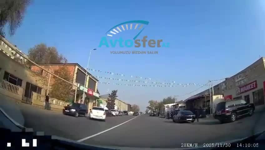 Ard-arda kobud qayda pozan sürücü qəza təhlükəsi yaratdı 