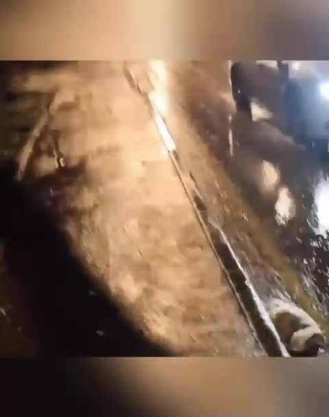 Qaranlıq yolda yaranan çuxur sürücülərə təhlükə yaradıb