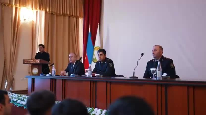 DYP əməkdaşlarının tələbələrlə görüşü maraqlı anlarla yadda qalıb