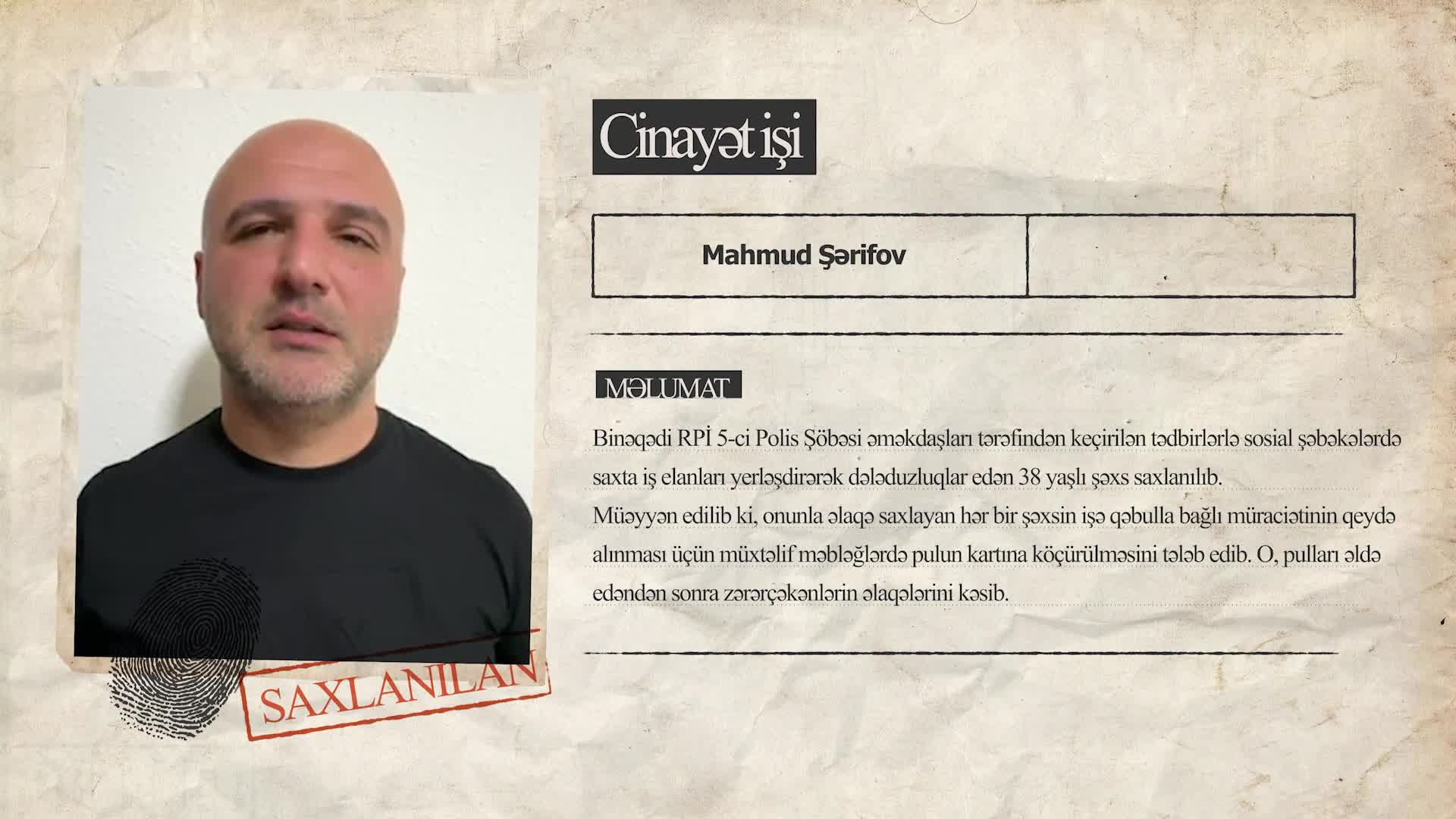 Sosial şəbəkələrdə işə qəbulla bağlı saxta