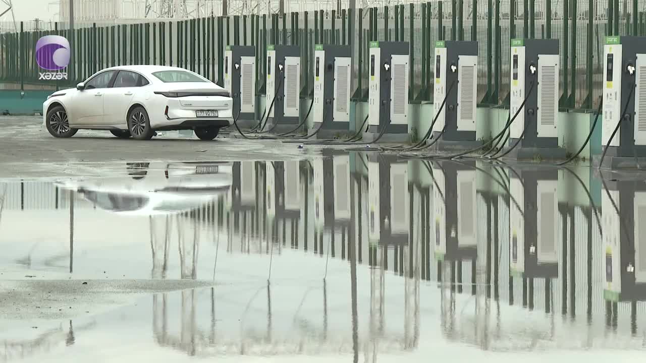 Su altında qalan şarj məntəqələri