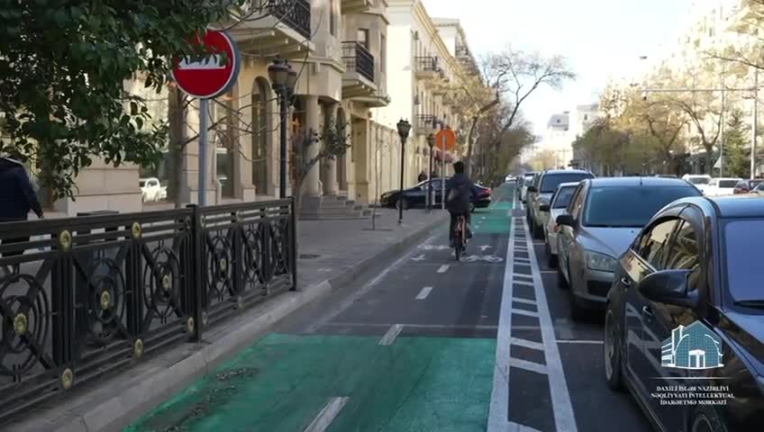 Bakıda yeni LED svetoforlar istifadəyə verildi