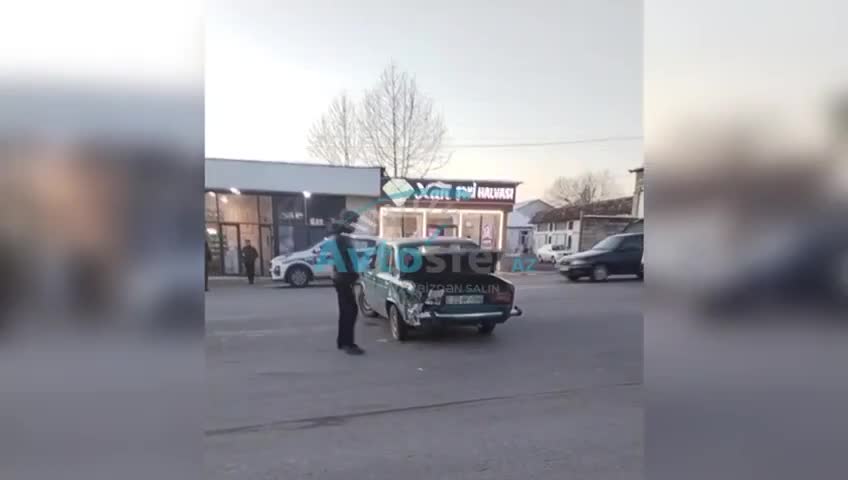 Şəkidə “VAZ” və “BYD” toqquşdu