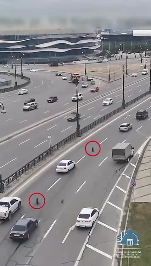 Bakıda yük avtomobilinin təkərləri yerindən çıxdı