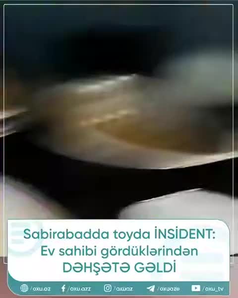 Sabirabadda toyda İNSİDENT