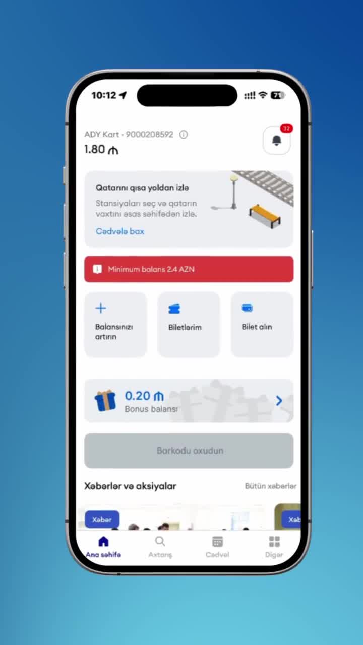 Abşeron dairəvi marşrutu üçün başqasına bilet almaq mümkündür