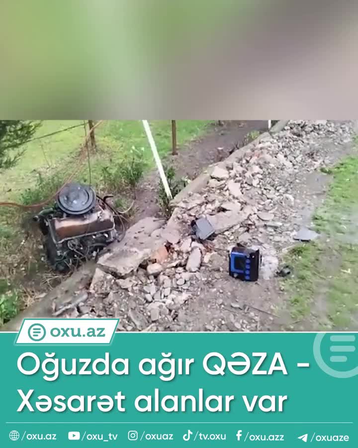 Oğuzda ağır QƏZA