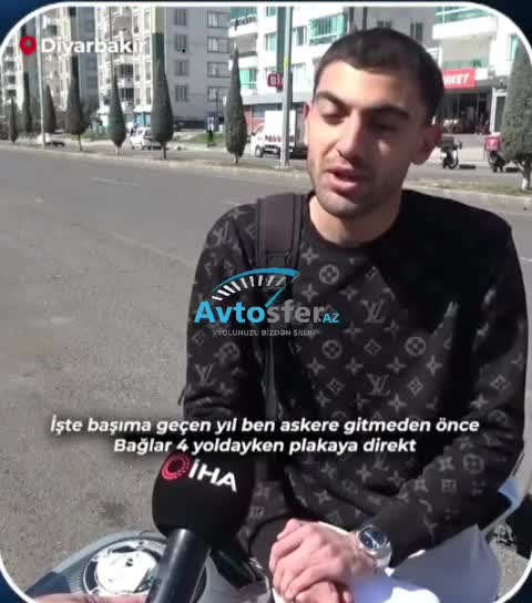 Motosiklet sürücüsü kəmər taxmadığına görə cərimələnib