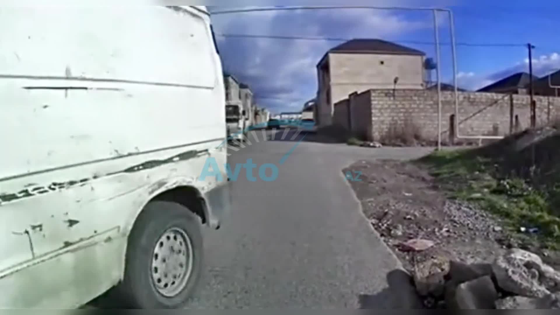 Yük maşını qorxulu anlara səbəb oldu