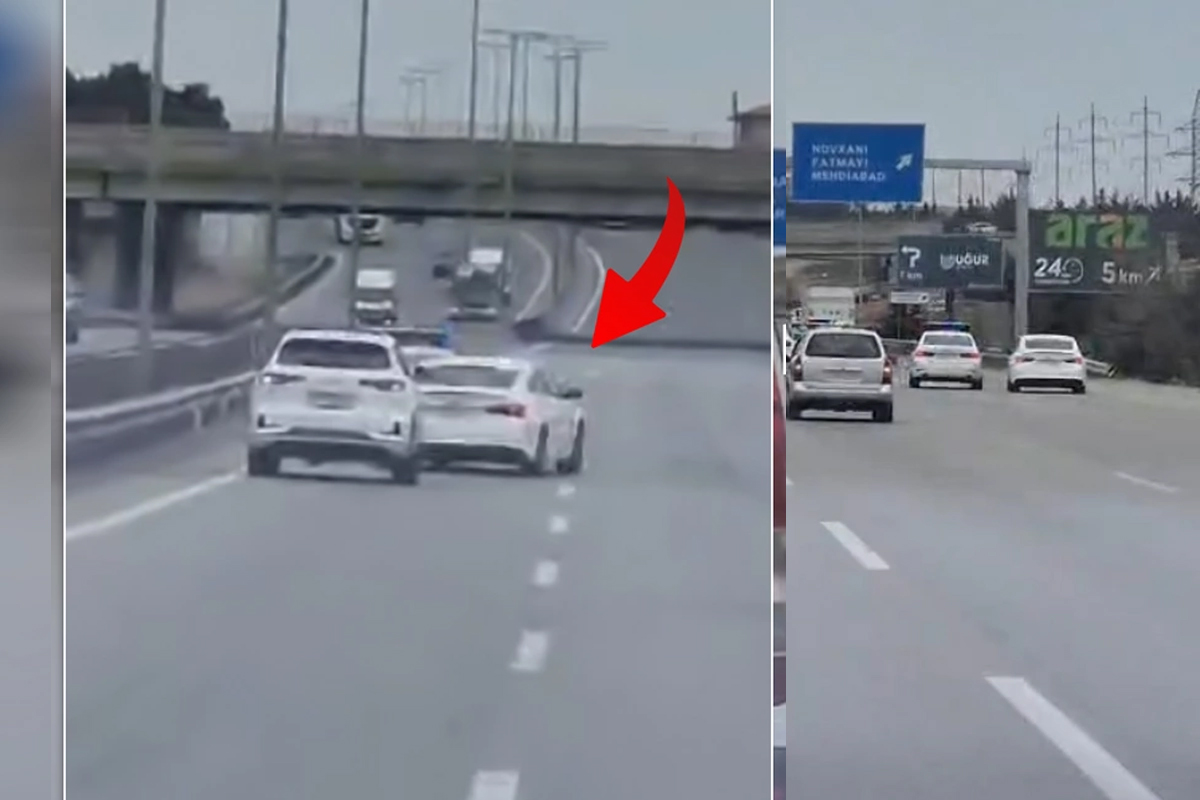 Yol polisi avtoxuliqanlıq edən sürücünü saxlayıb