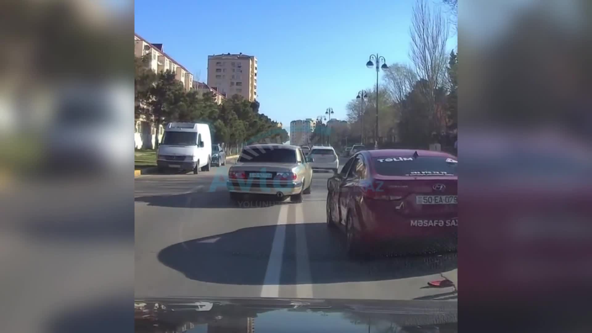 Sumqayıtda iki “Hyundai” toqquşdu 