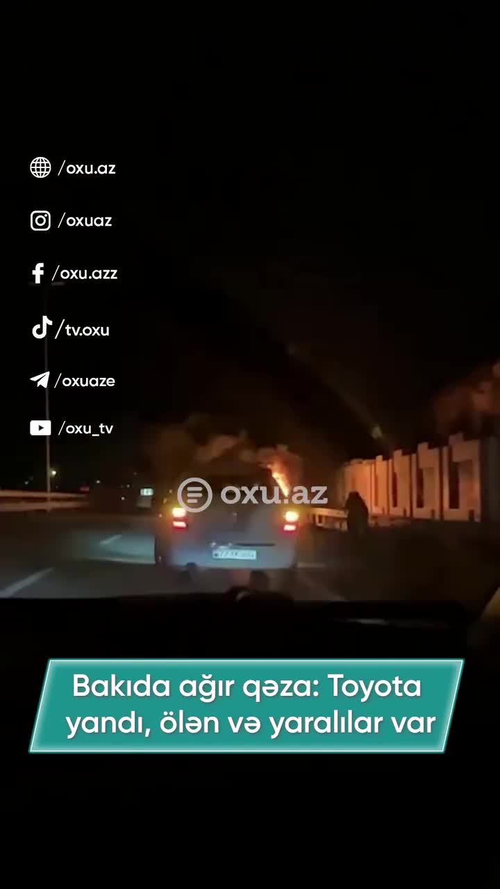 Bakıda DƏHŞƏTLİ QƏZA