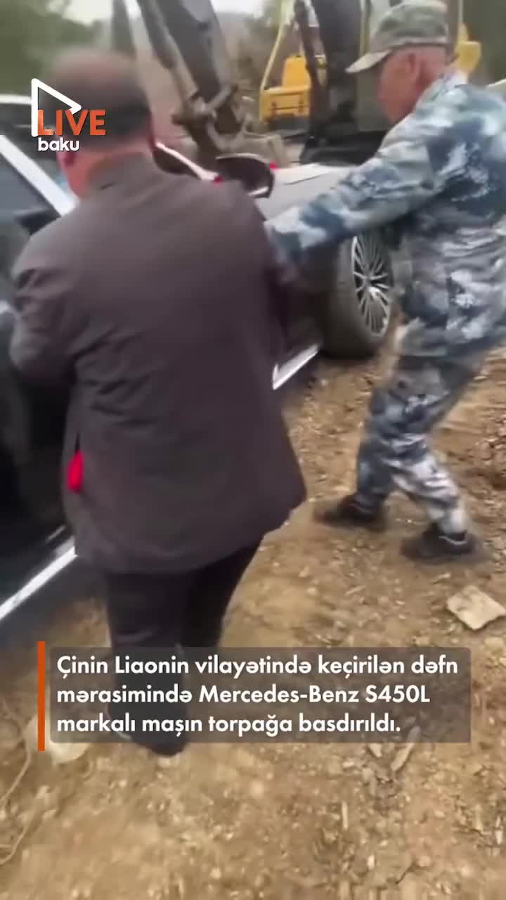 “‘8888’ nömrəli lüks Mercedes Çində dəfn olundu 