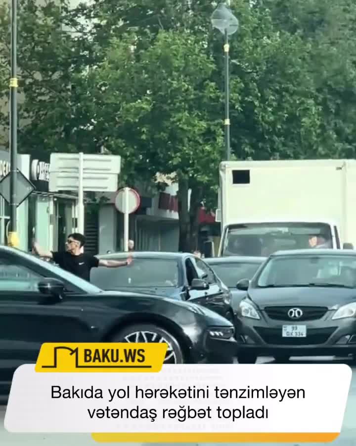 Bakıda işıqfor işləməyən küçədə
