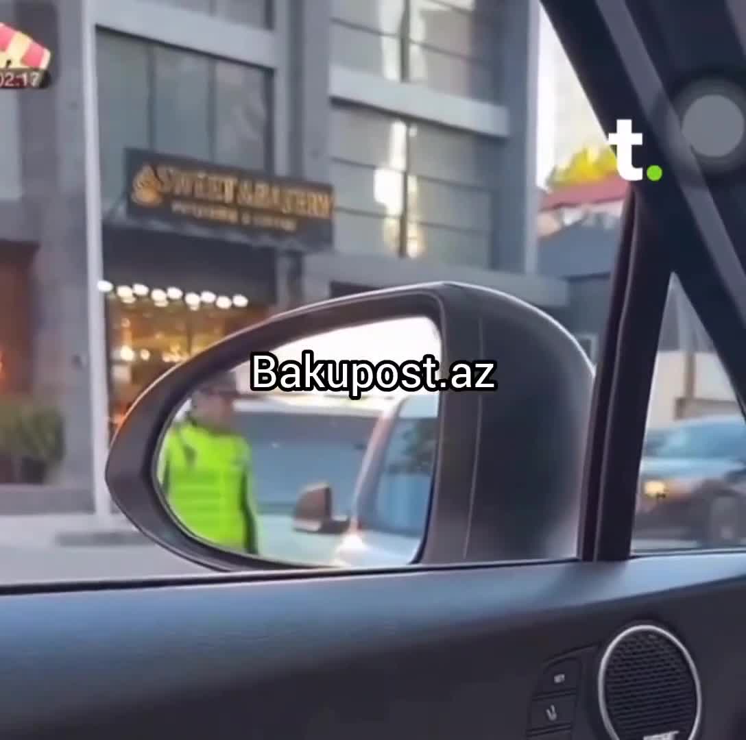 Bakıda sürücünün zərərsizləşdirildiyi an 