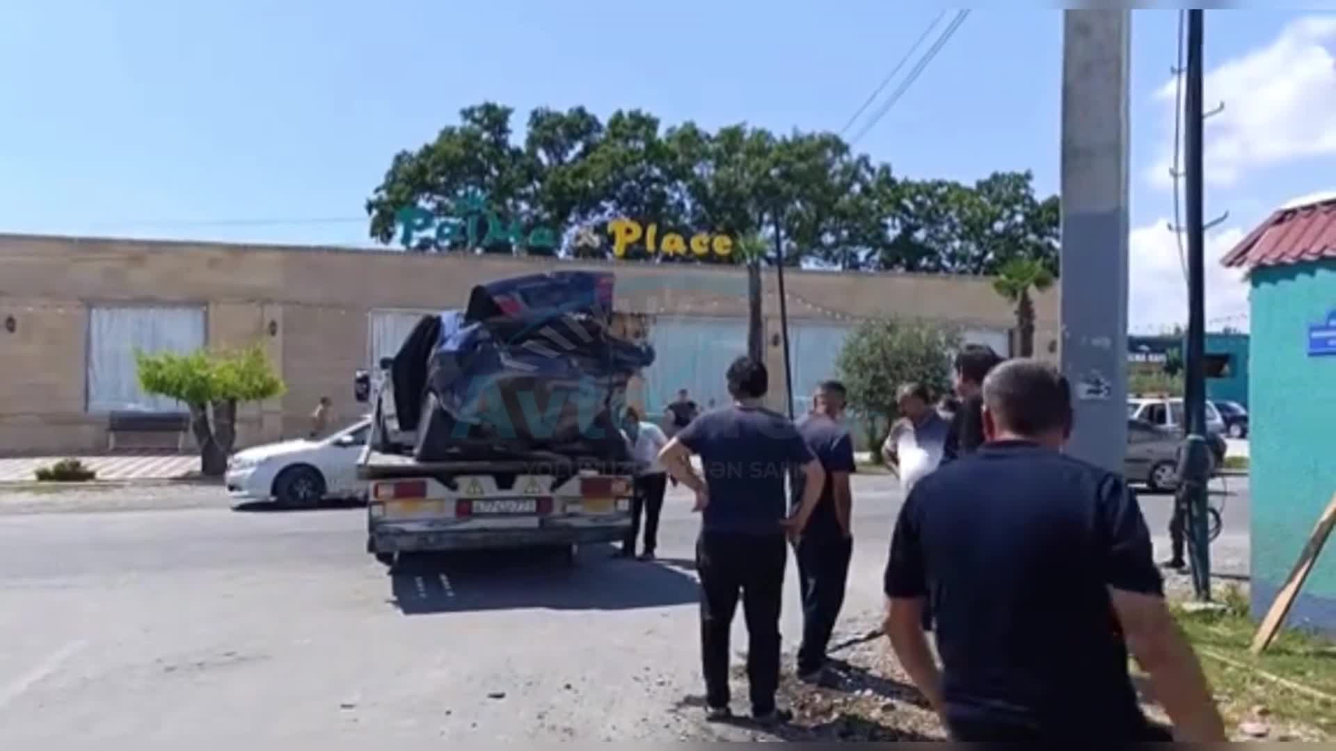 Göyçayda ağır qəza