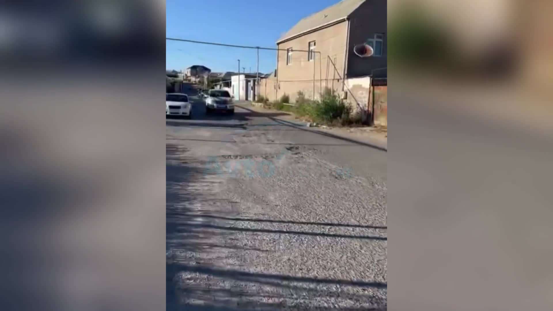 Çuxurlarla dolu yollar Lökbatan sakinlərini cana yığıb