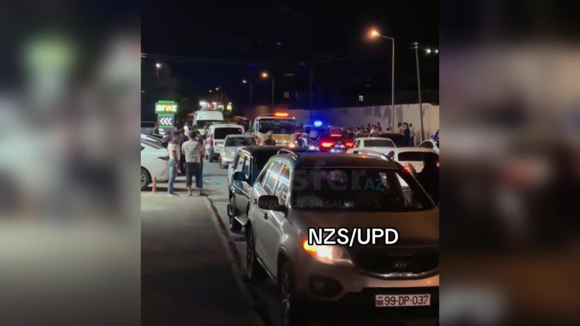 Xətaidə qəza: Avtomobil motosikletlə toqquşdu