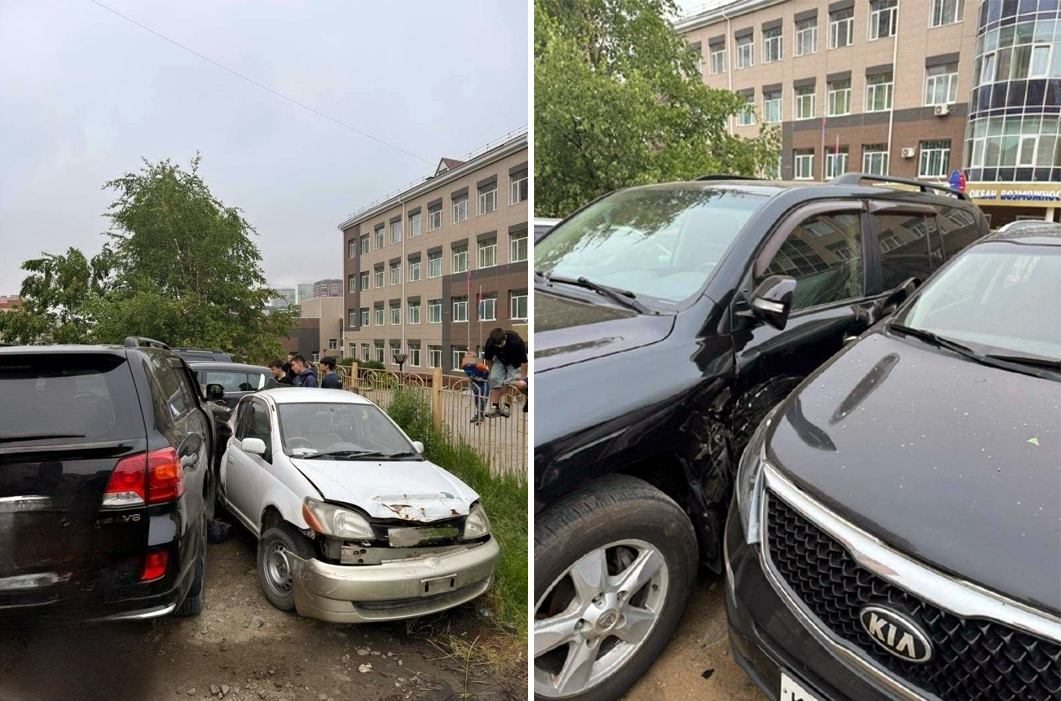 Yeniyetmə “Prado” ilə qəza törədib 5 avtomobili əzdi
