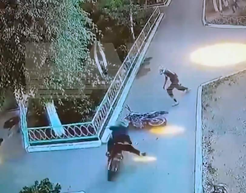 Müəllimi motosikletlə vurub günahı onun üstünə yıxmağa çalışdı