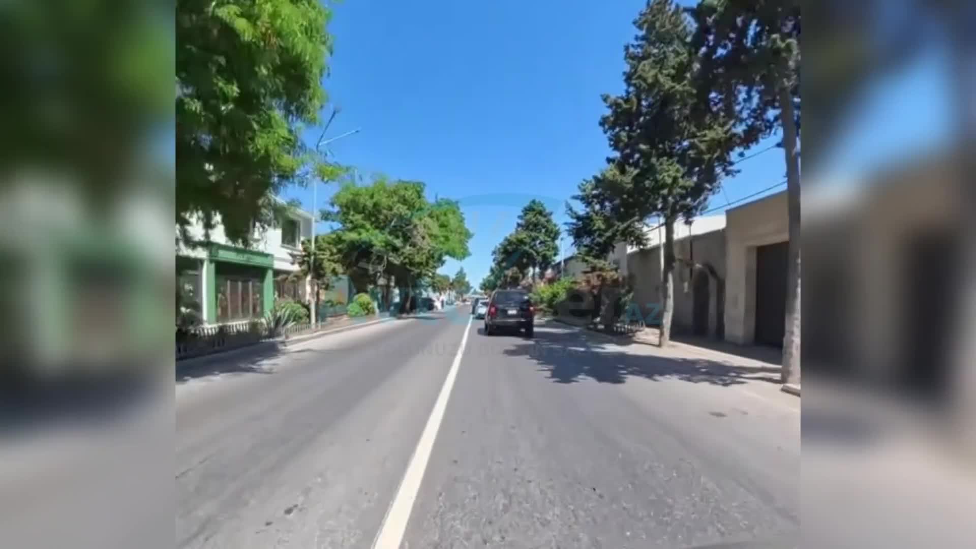 Motosikletçi əks yola çıxıb axına qarşı hərəkət etdi