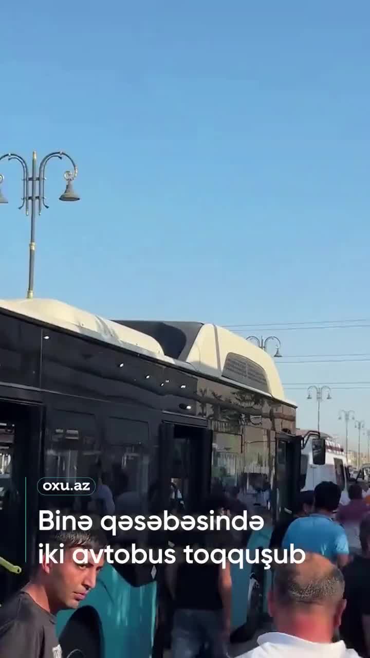 Bakıda iki avtobus TOQQUŞDU 