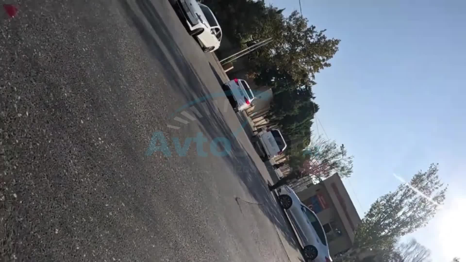 Bakıda motosikletin yolunu kəsən “Changan” sürücüsü qəza törətdi