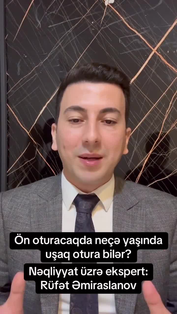 Neçə yaşadək uşaqlar ön oturacaqda otura bilməz 