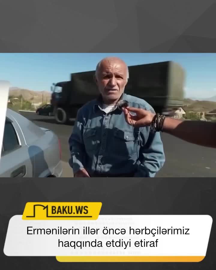 Ermənilərin illər öncə hərbçilərimiz haqqında etdiyi etiraf