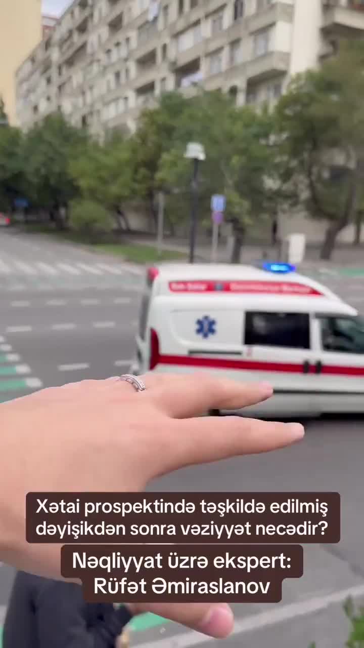 Xətai prospektində kəsişmənin yeni sxemi necə işləyir? 