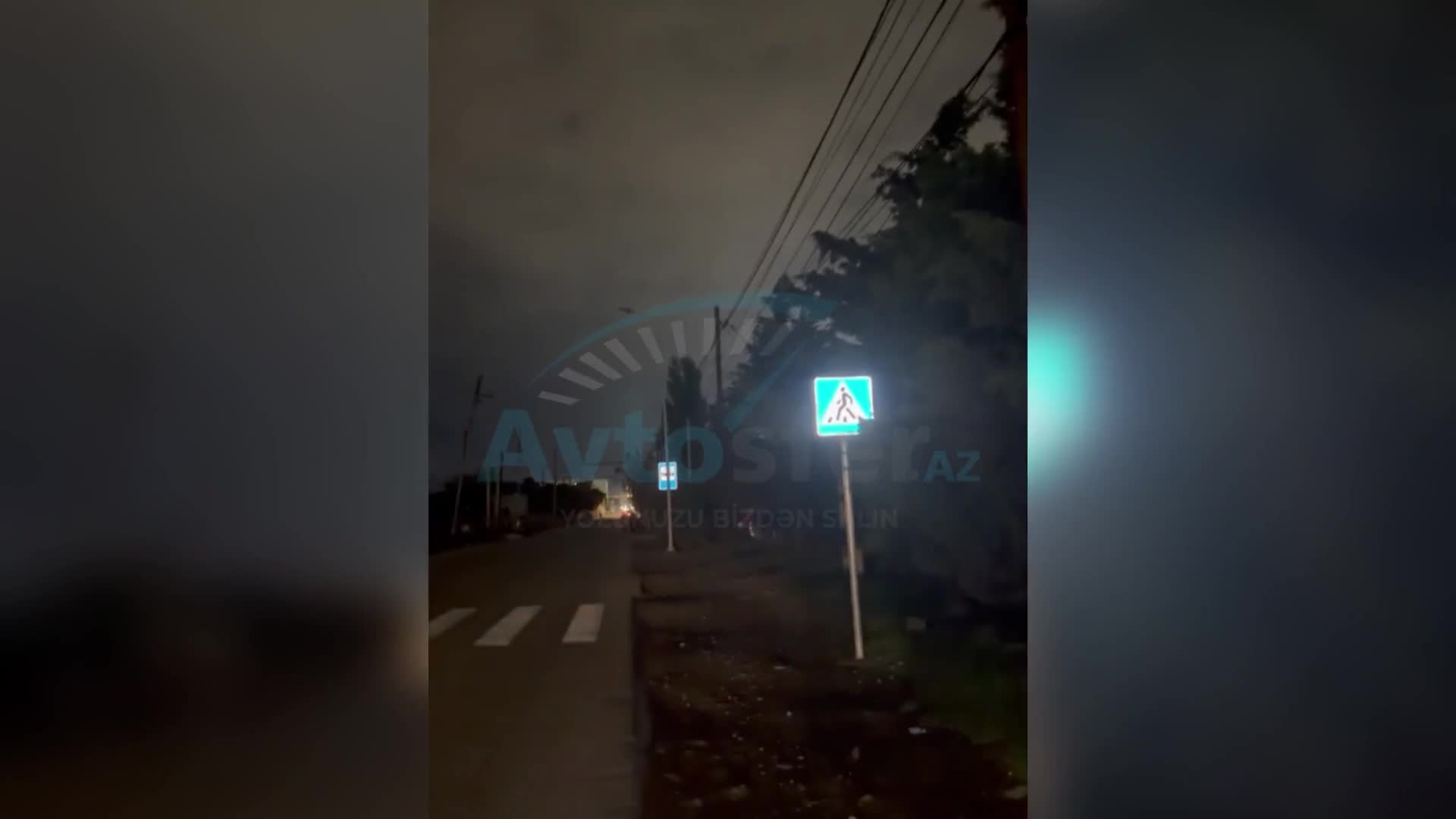Buzovnada 10 gündür qaranlığa qərq olan küçə təhlükə saçır 