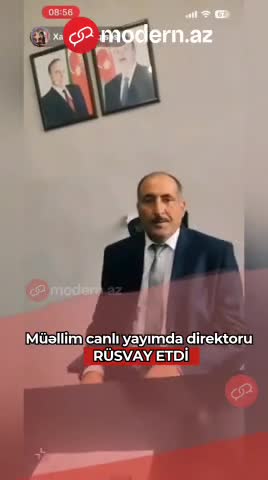 canlı yayımda şikayət edən müəllim işdən çıxarılıb
