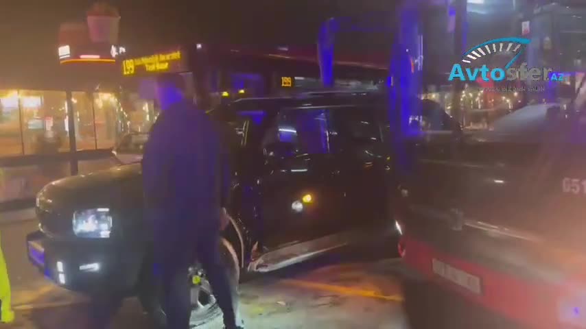 Bakıda avtobus qəzası